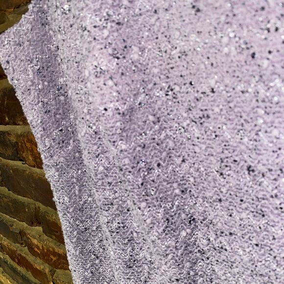 Alex Evenings Vintage Lilac Purple Embellished Sequined Knit Tank Top Women's 2X - Picture 4 of 6